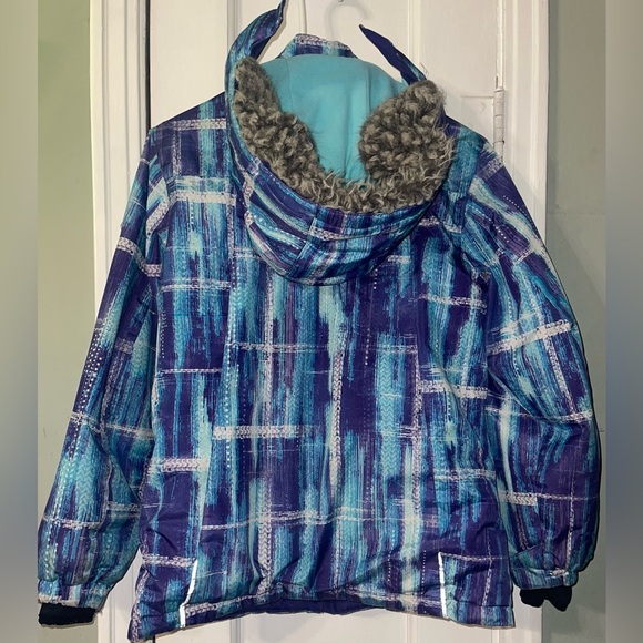 ZeroXposur Girls Purple & Blue Abstract Design Jacket - Picture 11 of 11